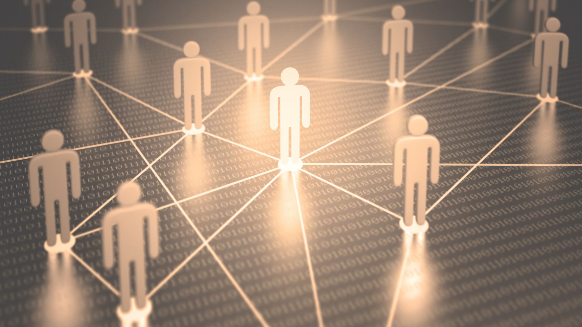 Donor network visualization background